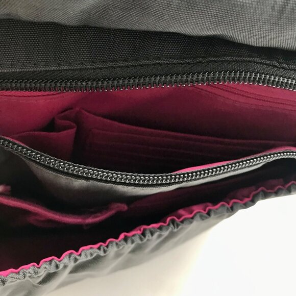 Baggallini Gray Nylon North South Crossbody - Picture 12 of 12